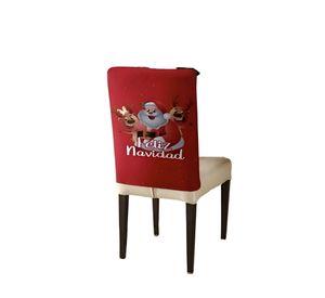 SET DE 6 FUNDAS DE RESPALDO DE SILLAS DE NAVIDAD N22