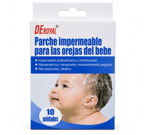 Pack 10 Parches Impermeable Protector Oidos Para Bebes Ba o