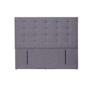 RESPALDO NAPOLES LINO GRIS OSCURO 2 PZA