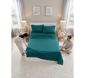Juego Sabanas 2 Plazas Mas 2 Almohadas Con Relleno 6 Piezas B6
