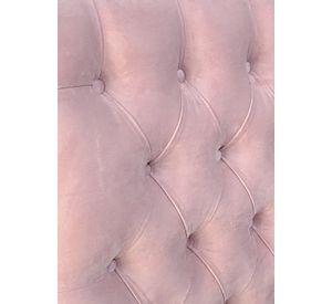 Respaldo de Cama Capitoné Premium Felpa Rosado Claro - King