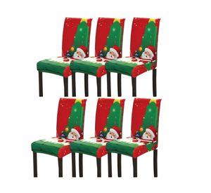 PACK DE 6 FUNDAS PARA SILLAS DE NAVIDAD N09