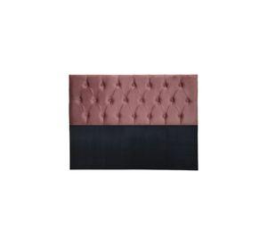 Respaldo Super King Piso Capitone Premiun 200x140 CM Palo Rosa Felpa