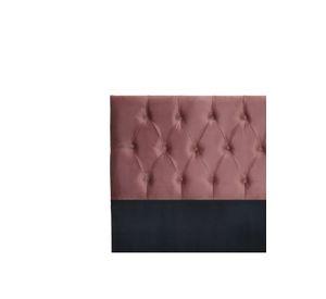Respaldo Super King Piso Capitone Premiun 200x140 CM Palo Rosa Felpa