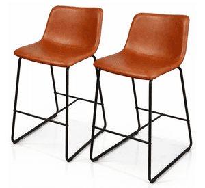 Pack 2 Taburetes Burgos Piso De Bar O Terraza Elegante 66cm