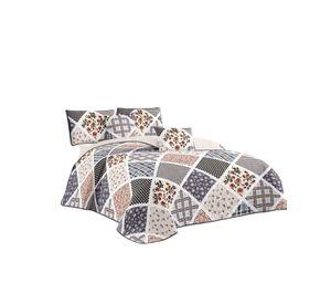CUBRECAMA QUILT PRIMAVERA VERANO PLAZA Y MEDIA D5