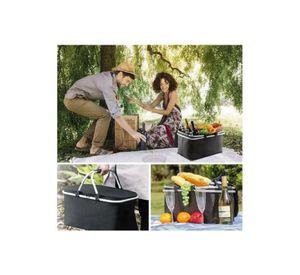 Canasta picnic cooler bolso térmica plegable portátil