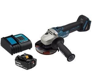 Esmeril Angular 115mm 4-12 Inalámbrico 18v Makita Dga454 (3Ah)