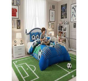 Set de Cubrecama con Chiporro mas sabana PYM NIÑO PELOTA FUTBOL 1