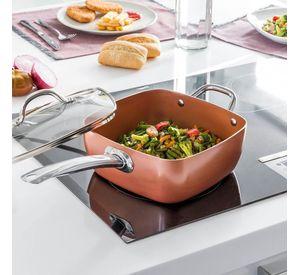 Juego Ollas Quatra Hornear Freir Cocina Antiadherente Lau