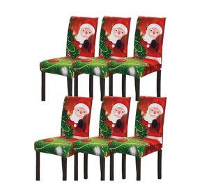 SET DE 6 FUNDAS PARA SILLAS DE NAVIDAD N06
