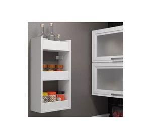 Repisa de 3 Niveles Slim Color Blanco