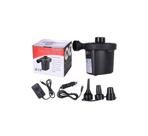 Inflador eléctrico multifuncional para 220V/12V, color negro