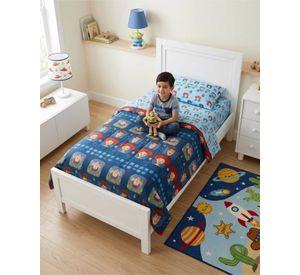 Set de Sábanas 1,5 Plazas Estampado Infantil Contemporáneo 07