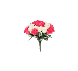 Flores Artificiales Ramo Rosas Novia Adorno Decoración Jhn