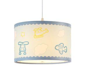 LAMPARA COLGANTE AZUL E27 1X40W