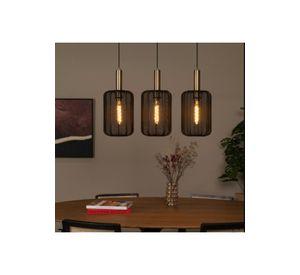LAMPARA COLGANTE CORINA NEGRO 3xE27