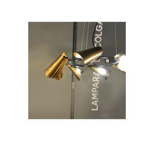 Lámpara Colgante Rossi Envejecido 8 Luces E14
