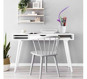LÁMPARA SOBREMESA `PLANTA LED MORADA USB 1X3W