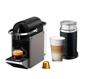 Cafetera Nespresso Pixie Con Espumador De Leche Aeroccino 3