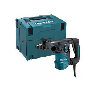 Martillo rotativo de 850 W, 30 mm, SDS PLUS, Makita HR3001CJ