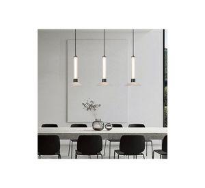 LAMPARA COLGANTE DUNIA VIDRIO LED 3 LUCES