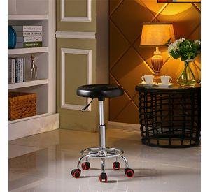 Taburete Silla de Peluquería, Bar, Hogar Giratoria Ajustable