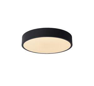 LAMPARA DE TECHO UNAR NEGRO Ø30cm 18W 2700K