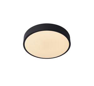 LAMPARA DE TECHO UNAR NEGRO Ø30cm 18W 2700K