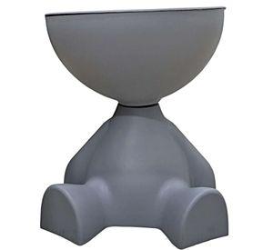 MESA DE ARRIMO MULTIFUNCIONAL CON COMPARTIMENTO ORGANIZADOR INTEGRADO GRIS