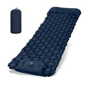 Colchón Inflable Plegable Portátil Para Acampar Colchoneta