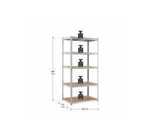 Estante Multifuncional Metal Armable 180x90x40 CM