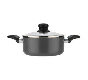 Batería Cocina Aluminio 6pzas Gris Gourmet
