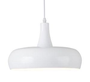 LAMPARA COLGANTE NORDICA METALICA BLANCA E27 1X60W