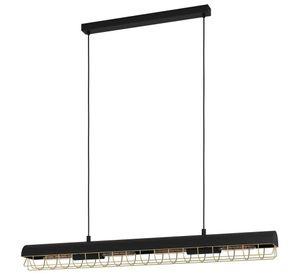 LAMPARA DE COLGAR ALFONSINE NEGRO E27 4X40W