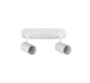 Foco Sobrepuesto Arsis II XL 2 Luces Blanco Mate