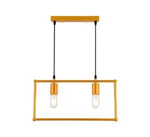 Lámpara Colgante Dosde 2 Luces Dorado