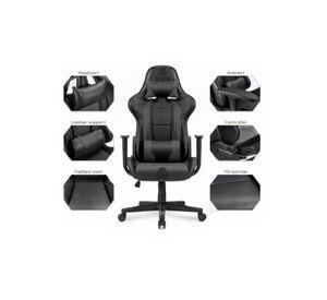 Silla Gamer de oficina Profesional Ulrik Negra