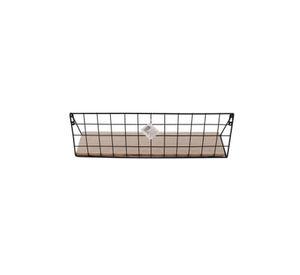 REPISA METALICA BASE MADERA 45x12x15 CM