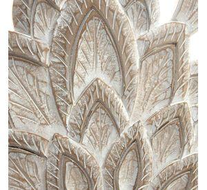 Panel/respaldo flor de loto madera tallada 130 x 190 cm