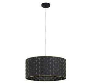 LAMPARA COLGANTE MARASALES ACERO NEGRO E27 1X40W IP20 COD.99525