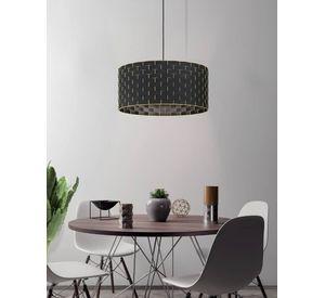 LAMPARA COLGANTE MARASALES ACERO NEGRO E27 1X40W IP20 COD.99525