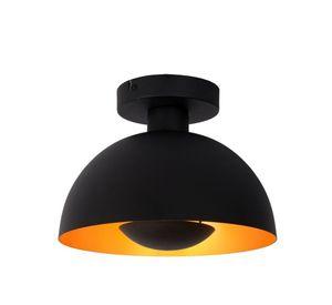 Lámpara de Techo Siemon Negro 1xE27
