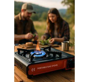 Cocina Portátil Cocinilla Camping + Kit Instalación