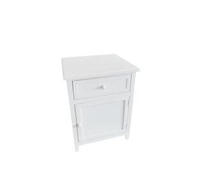 VELADOR DORMITORIO RECCO CAJON PUERTA DERECHO BLANCO