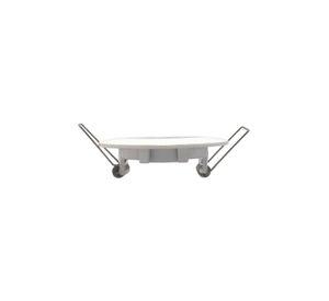 Kit Caja 3 Foco Empotrado Fijo Aluminio Blanco GU10 ByP