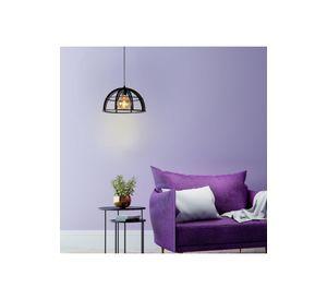 LAMPARA COLGANTE DIKRA NEGRO 1XE27