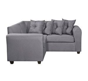 Seccional Esquinero Recife tela Gris 160x160x78