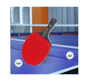 X2 Paletas De Ping Pong Estuche + Malla Red + 6 Pelotas Goat