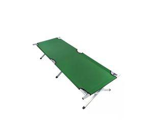 Catre cama campaña camping plegable portátil outdoor militar verde